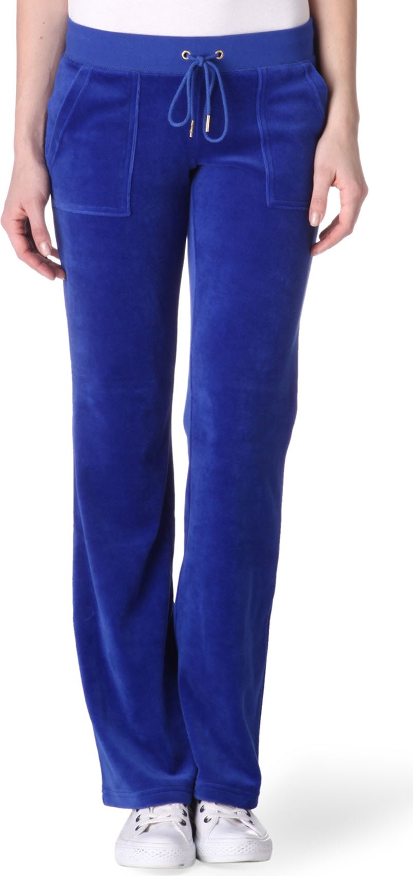 Juicy Couture Velour Jogging Bottoms in Blue - Lyst