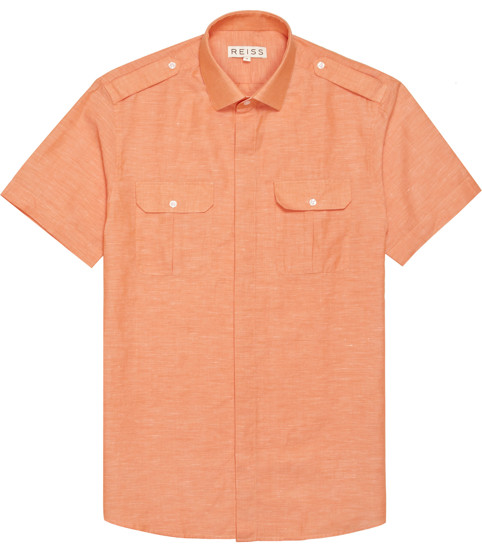 safari shirt orange