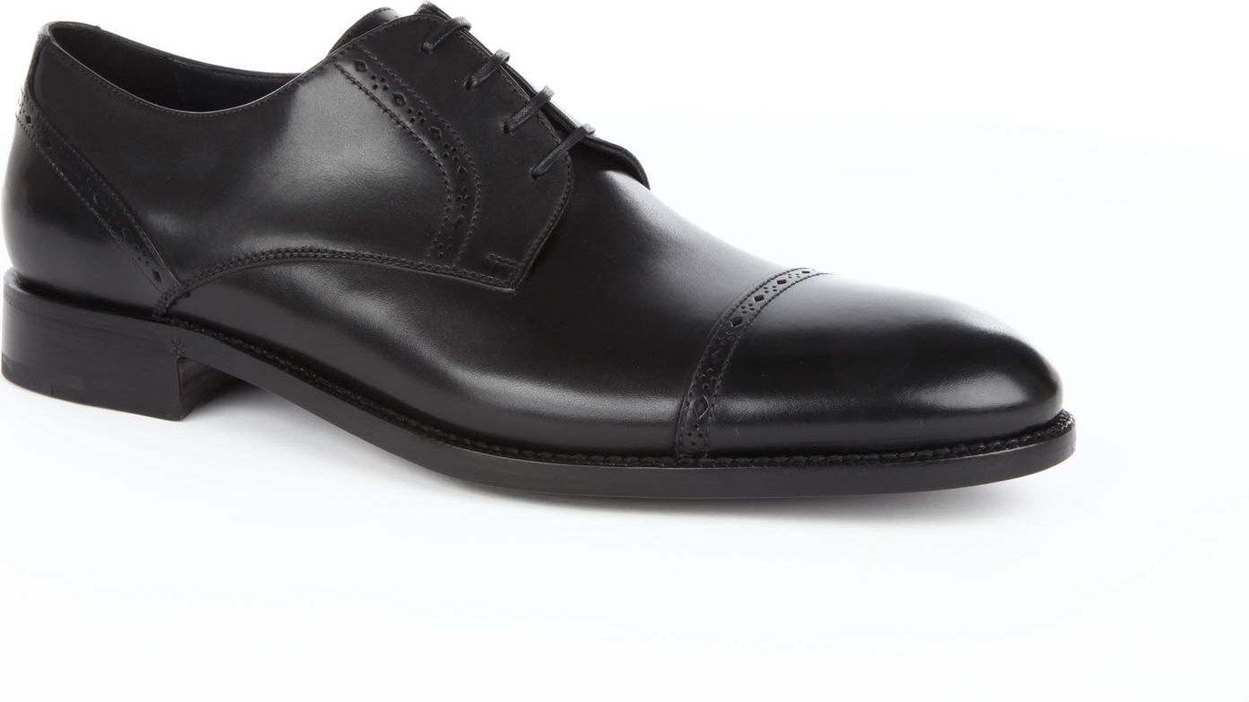 zegna shoes ermenegildo zegna punch toecap derby shoes in black for zegna shoes ermenegildo zegna punch toecap derby shoes in black for
