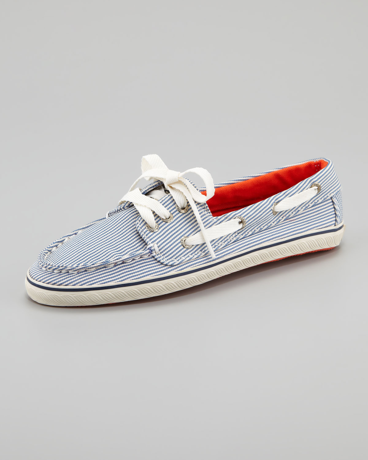 sperry blue and white stripe