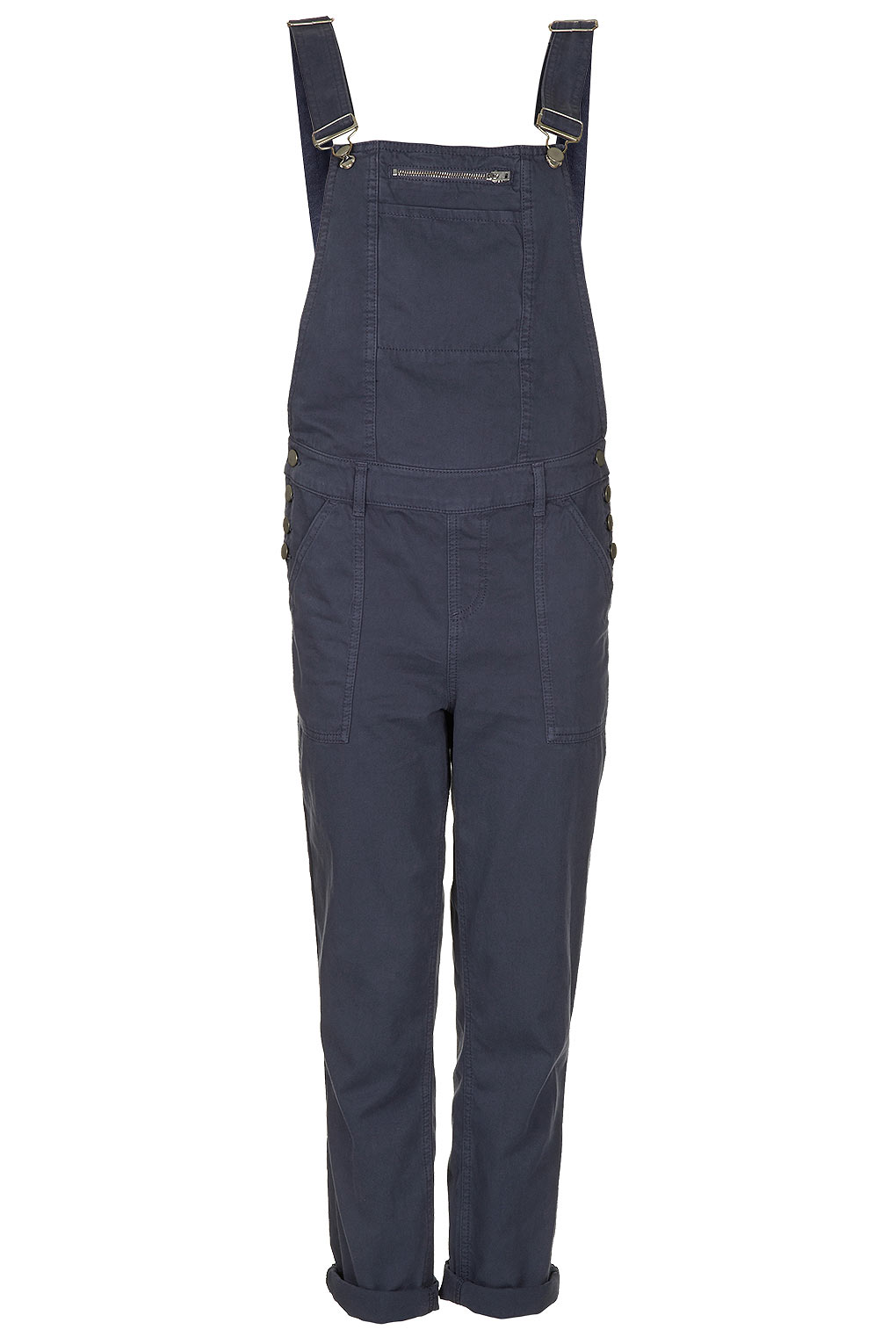 Navy Washed Dungaree Jumpsuit in Navy Blue (Blue) Lyst
