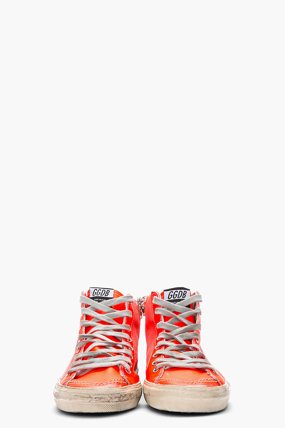 golden goose neon yellow