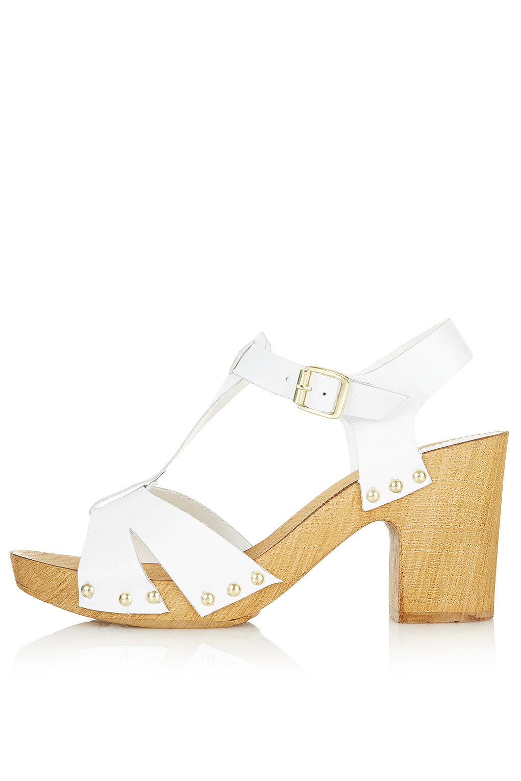 Tbar Clog Sandals in White Lyst