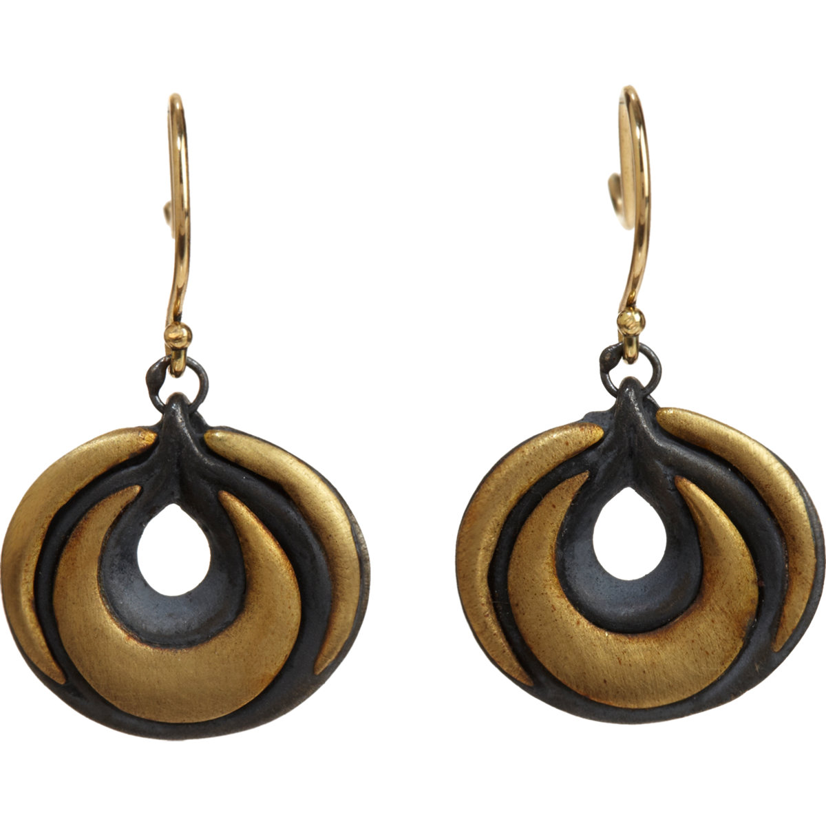 Ten Thousand Things Oxidized Gold Swirl Drop Earrings in Gold | Lyst