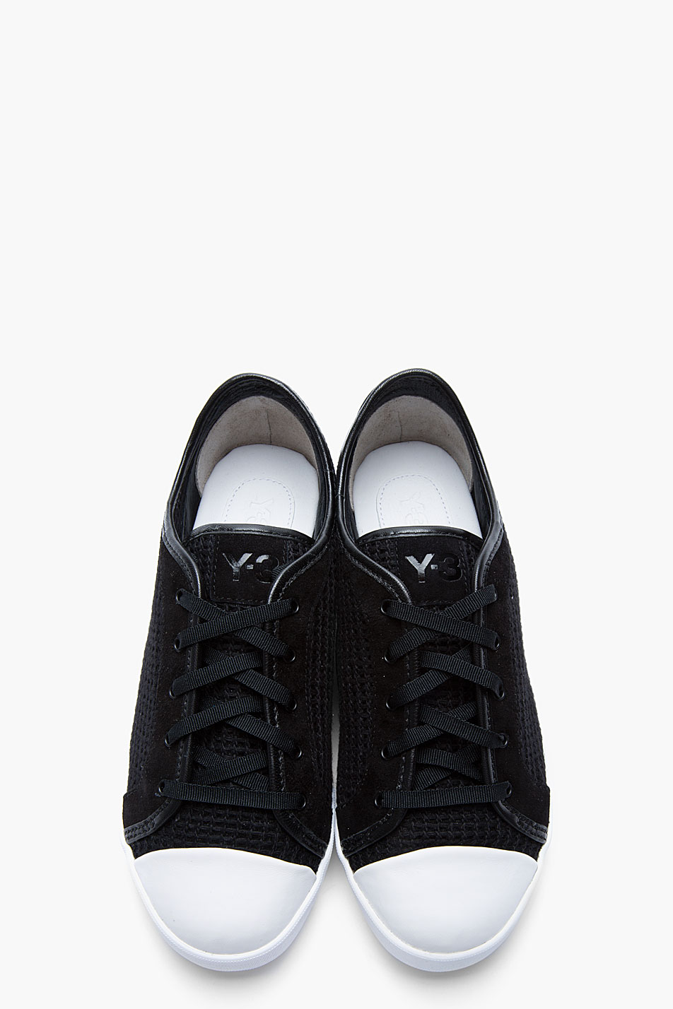leather black plimsolls