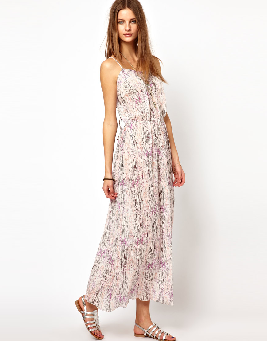 Lyst - Zadig & Voltaire Zadig and Voltaire Printed Cotton Voile Maxi ...