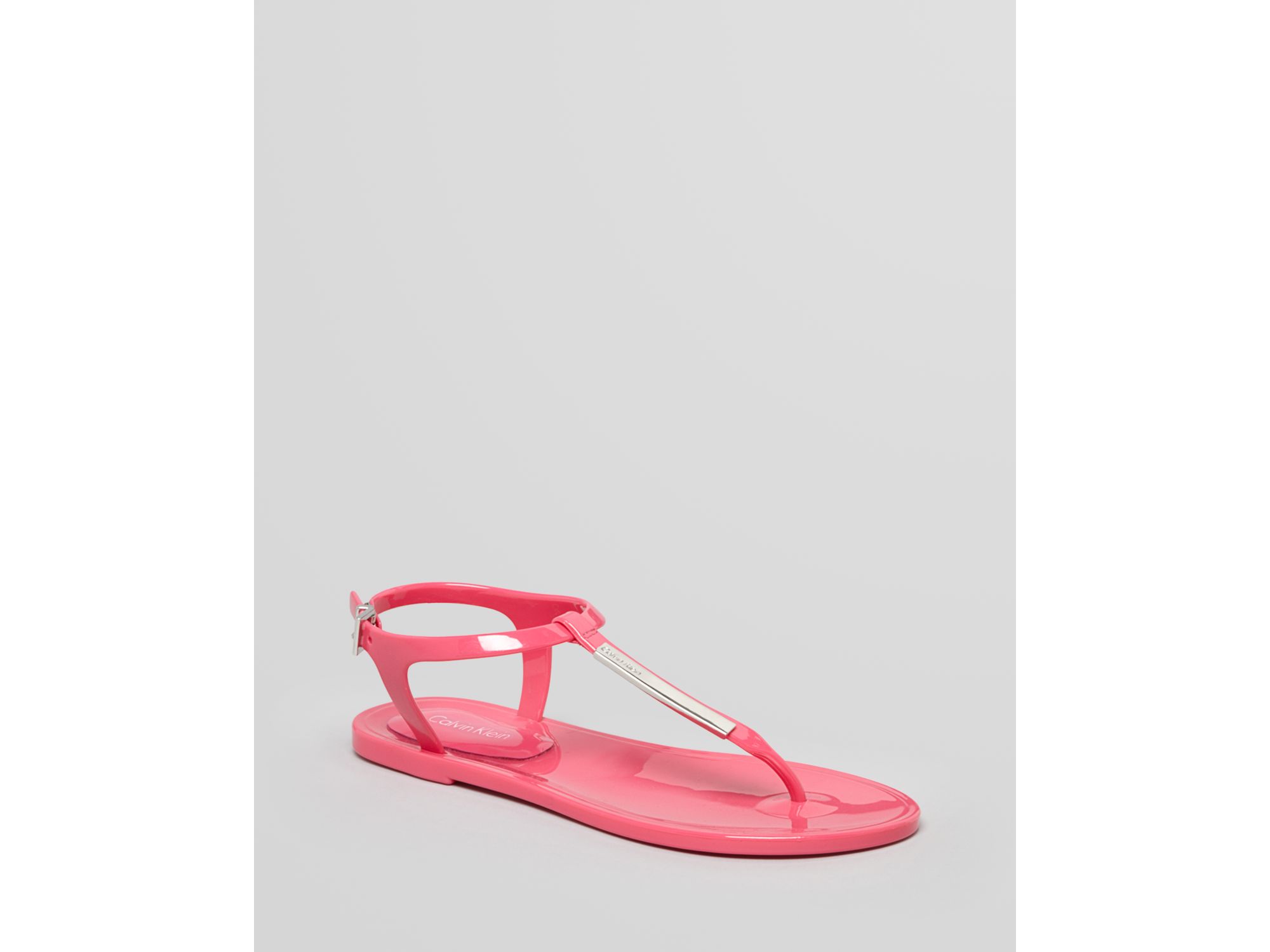 calvin klein jelly sandals
