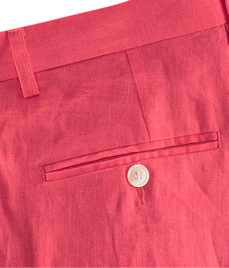 H&M Linen Shorts in Raspberry (Pink) for Men - Lyst