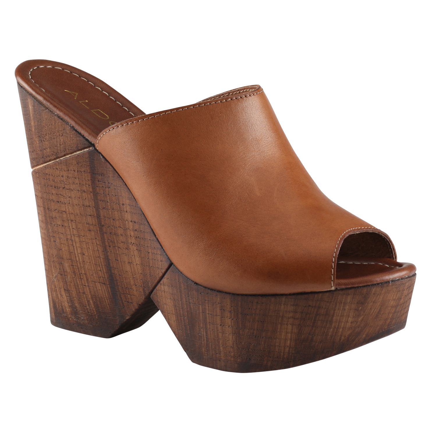 aldo leather mules