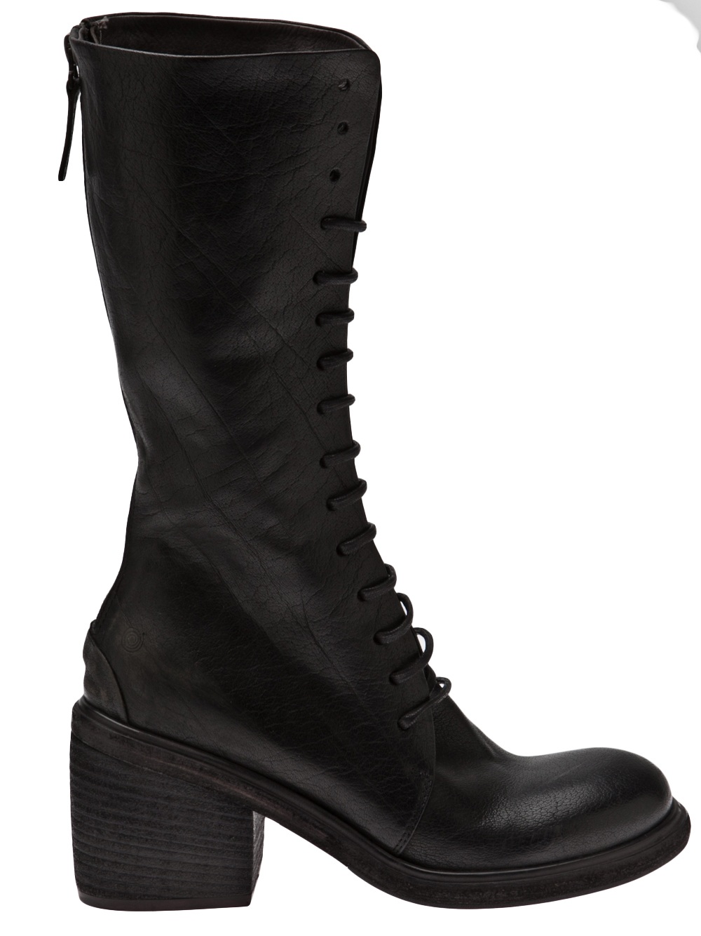 marsell lace up boots