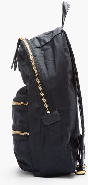 Marc By Marc Jacobs Black Gold Domo Arigato Parckrat Backpack in Black ...
