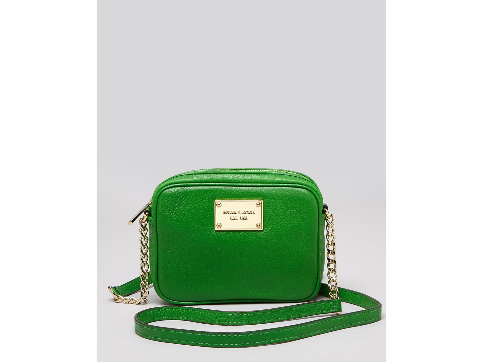 michael kors green crossbody