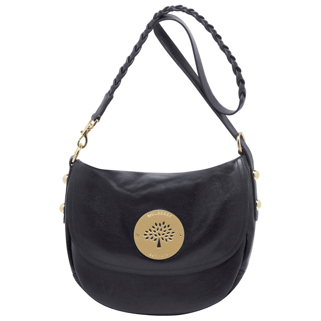mulberry black shoulder bag