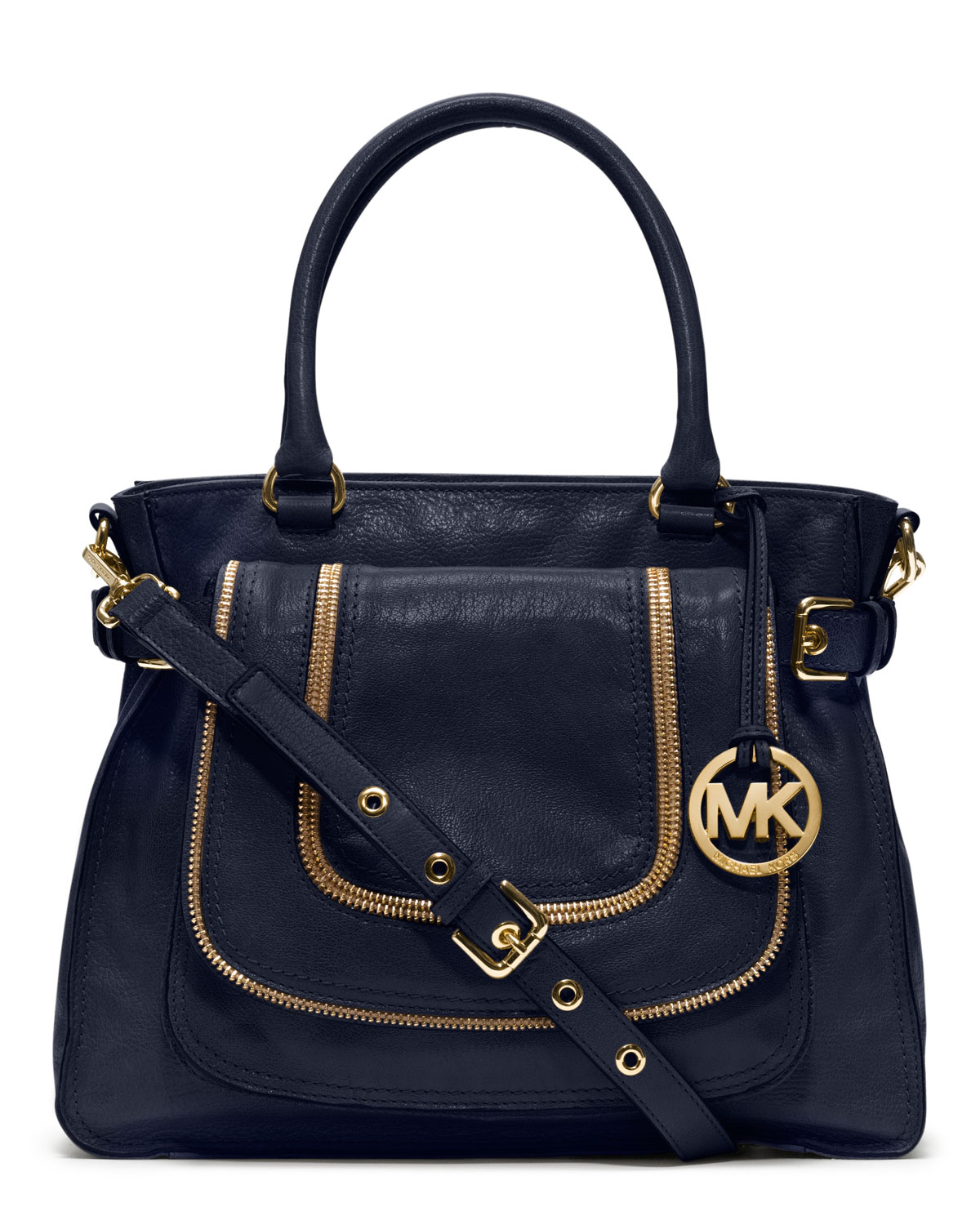 michael kors naomi satchel navy