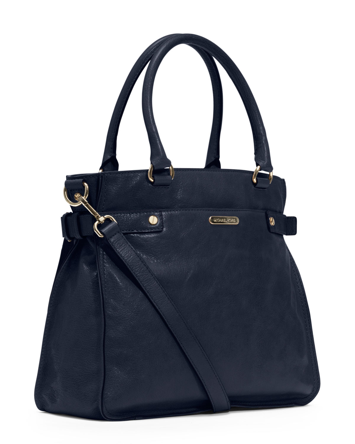 michael kors naomi satchel navy