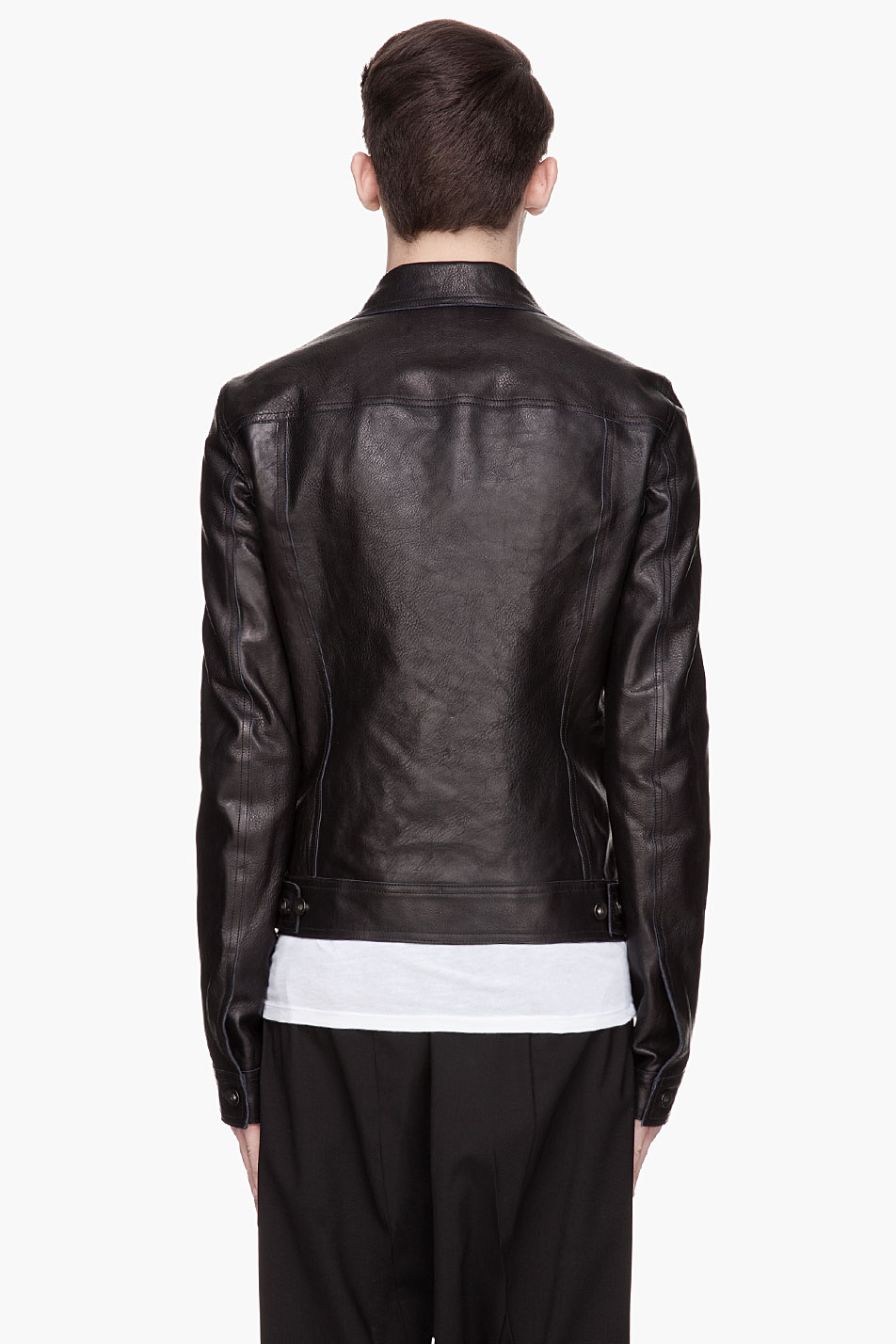 mens leather work jacket