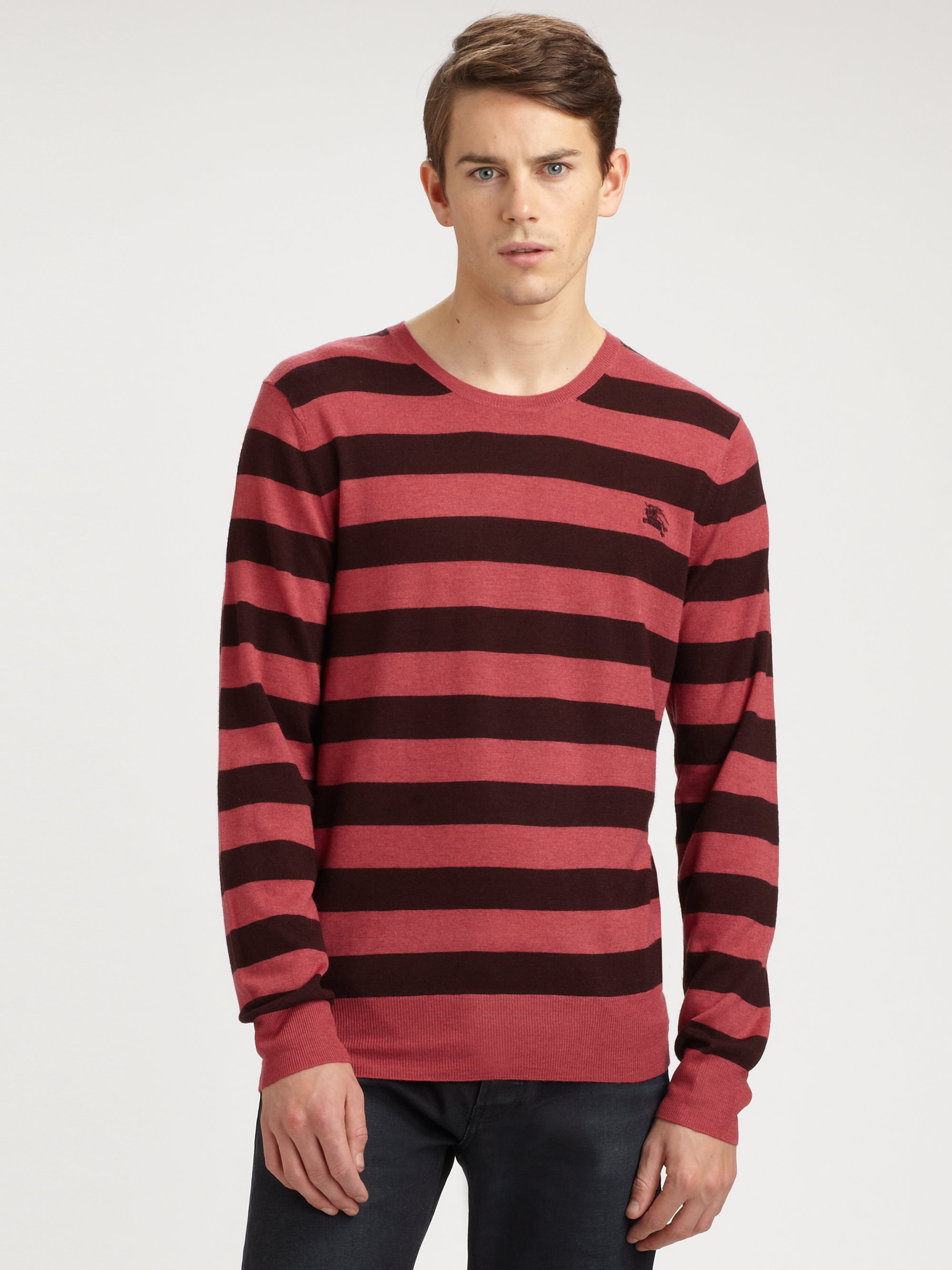 Burberry brit Peyton Sweater in Red for Men Lyst