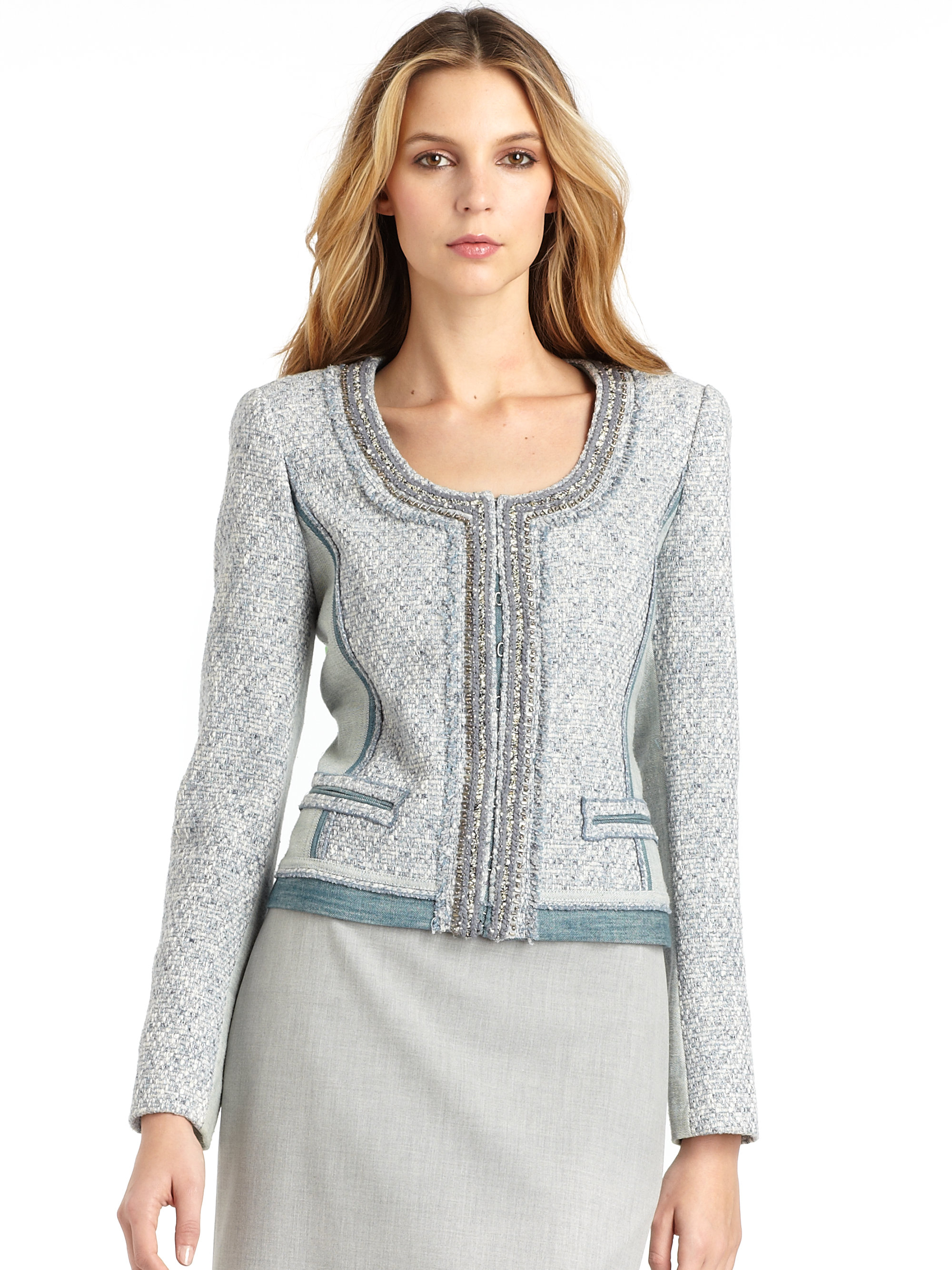 tahari tweed jacket