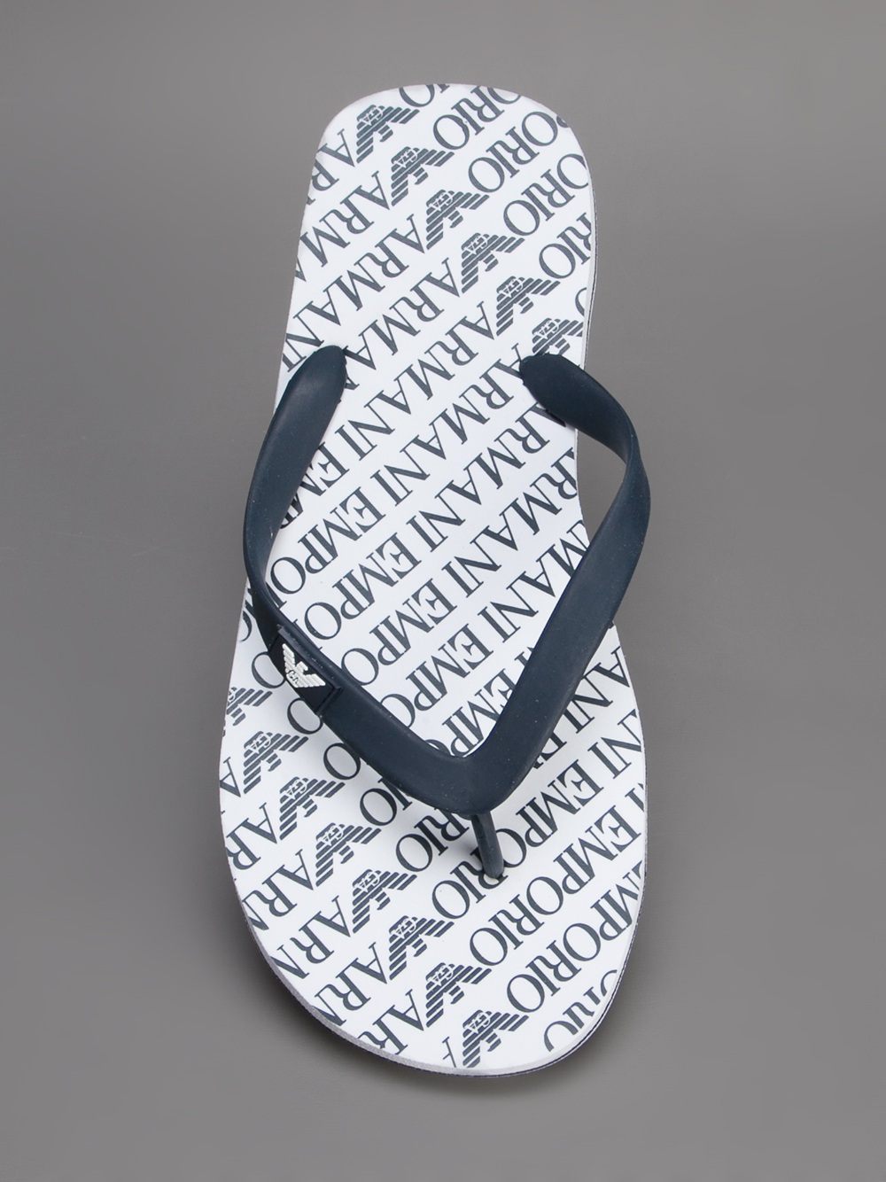 Emporio Armani Infradito Flip Flop in White for Men Lyst