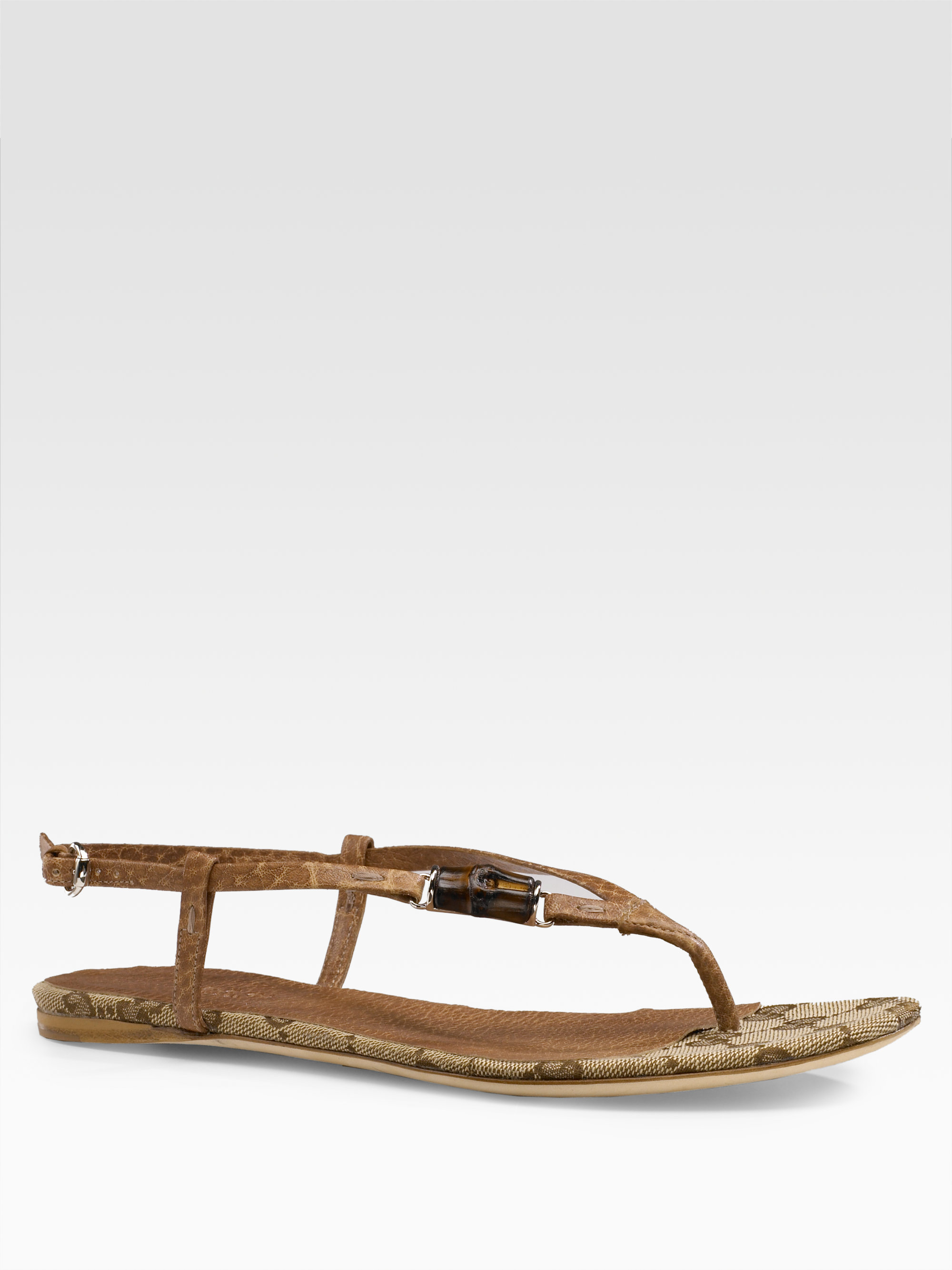 gucci bamboo sandals