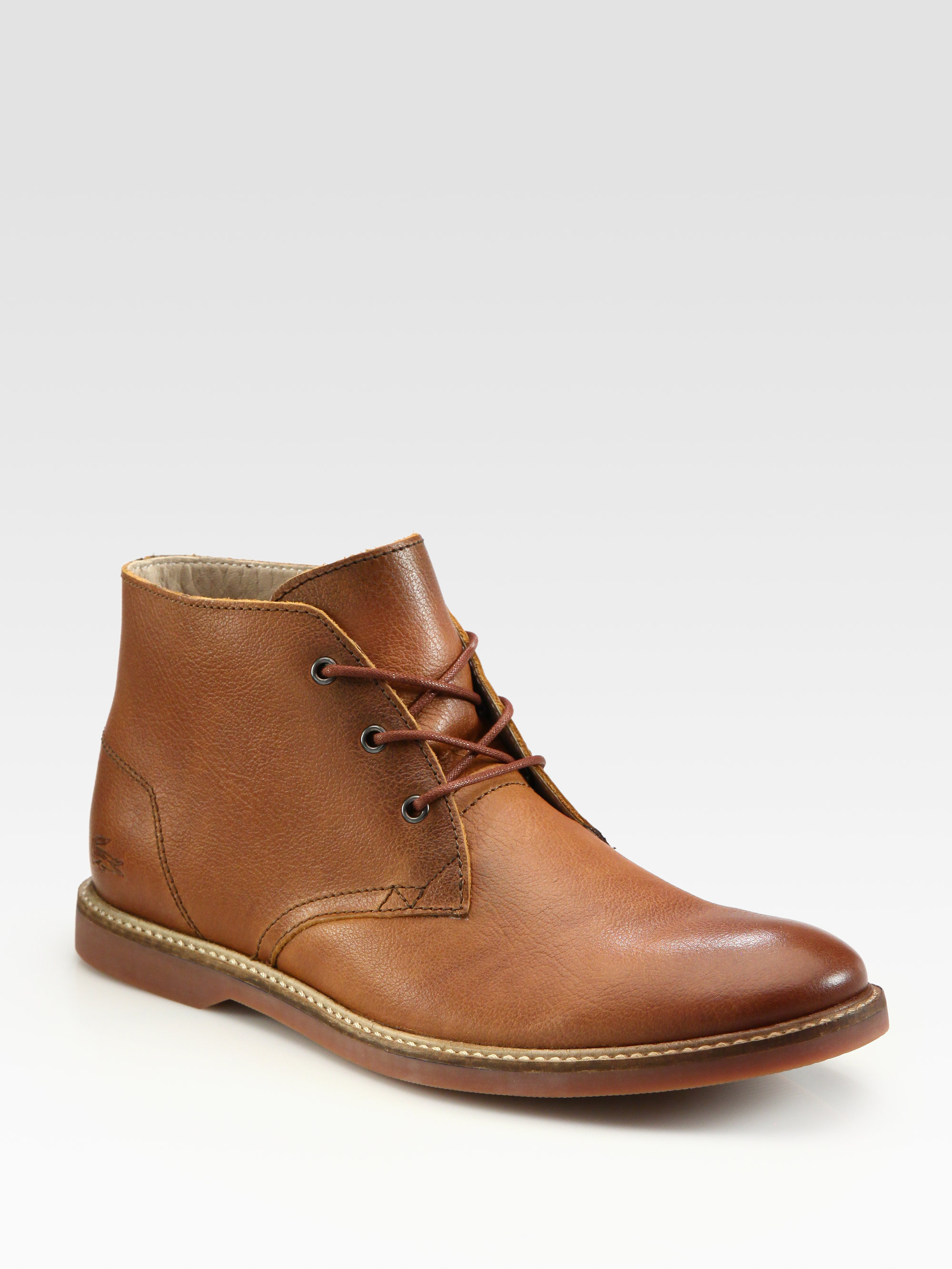 brown lacoste boots
