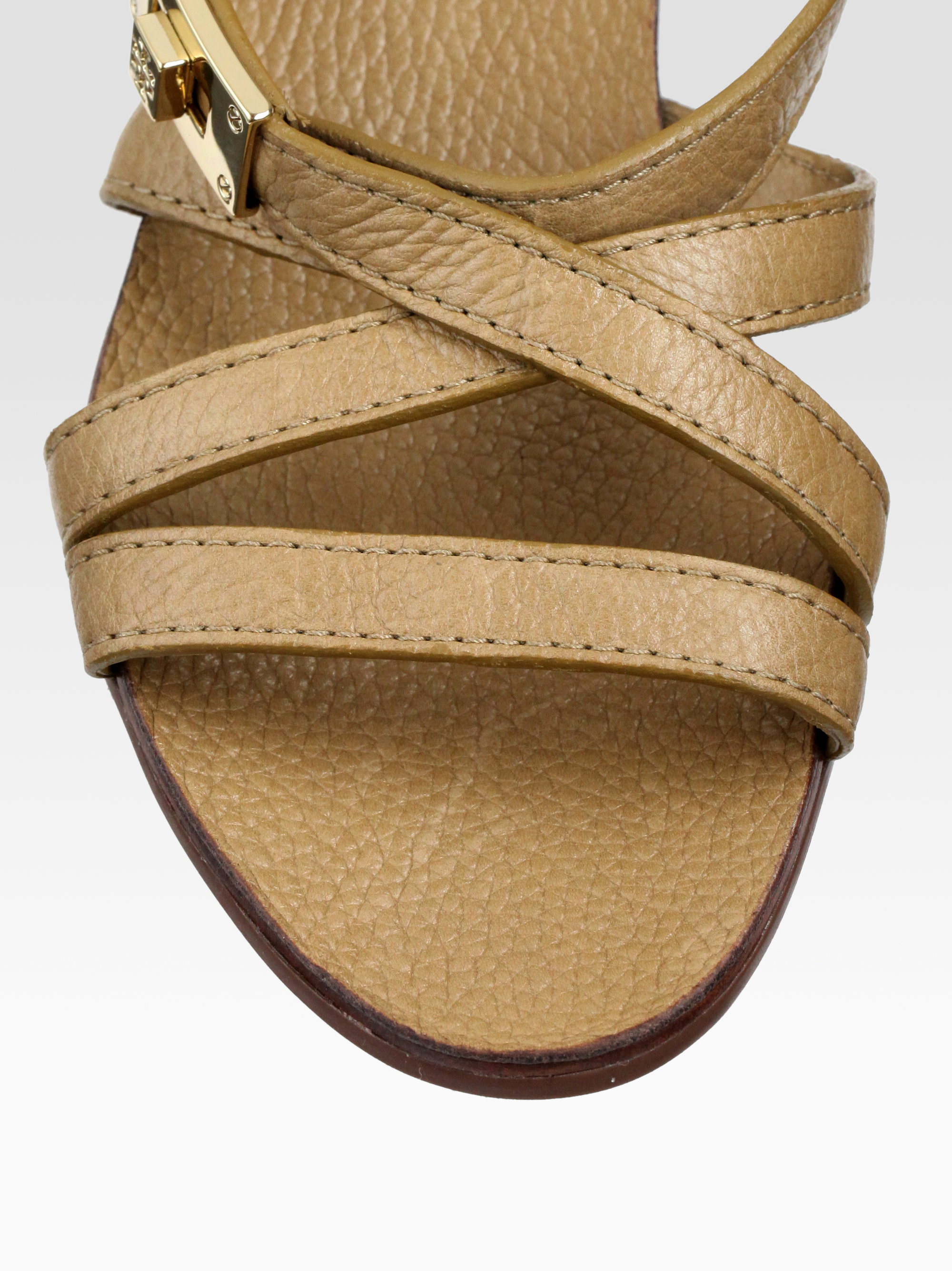 gladiator sandals tory burch