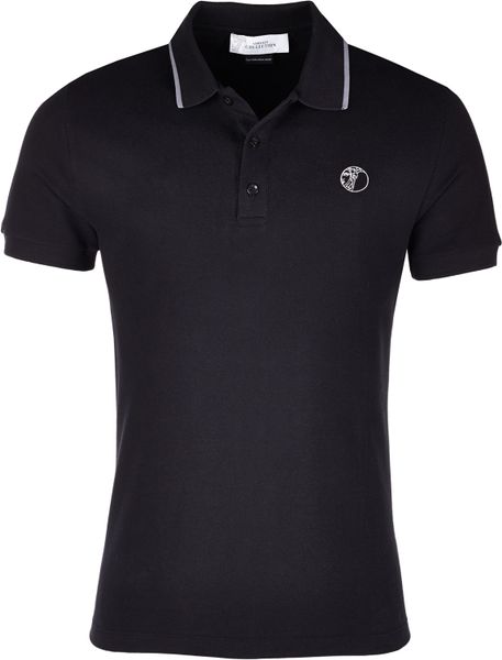 Versace Polo T-Shirt in Black for Men | Lyst