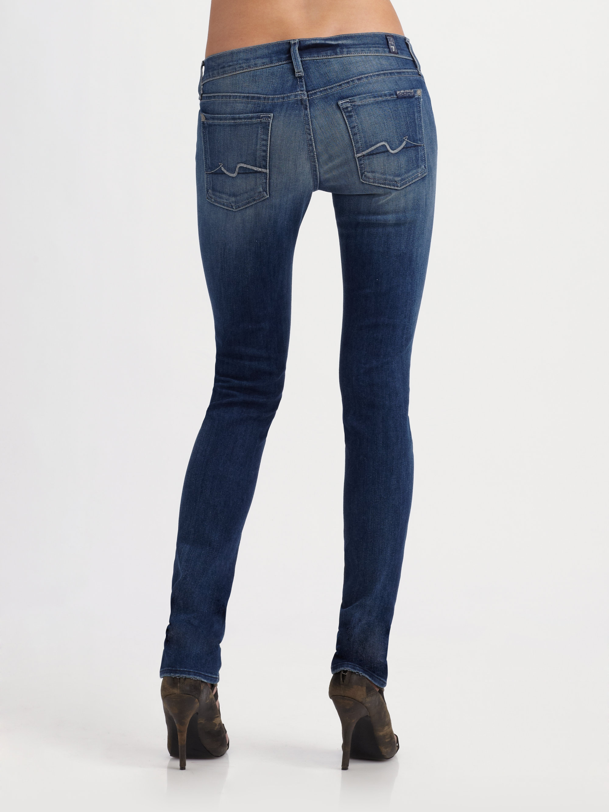 7 For All Mankind Womens Roxanne Ankle Jean Free Fast Delivery Make