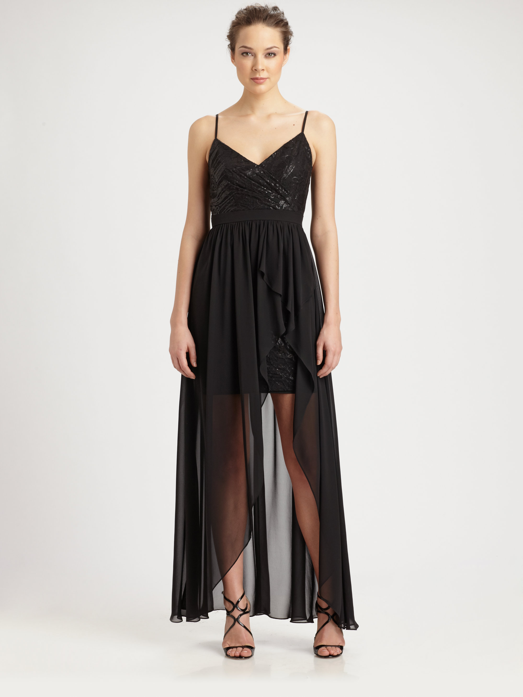 betsey johnson scuba crepe v neck midi dress