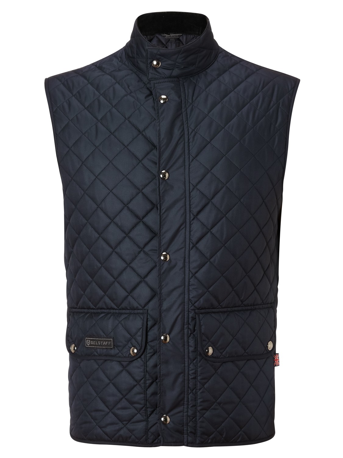 Belstaff Quilted Gilet in Navy (Blue) for Men Lyst