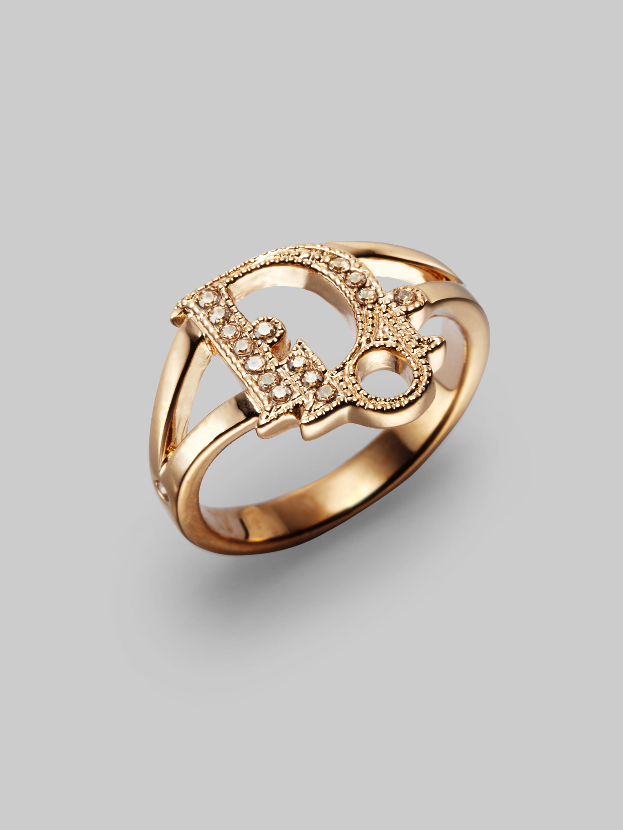 dior ring gold