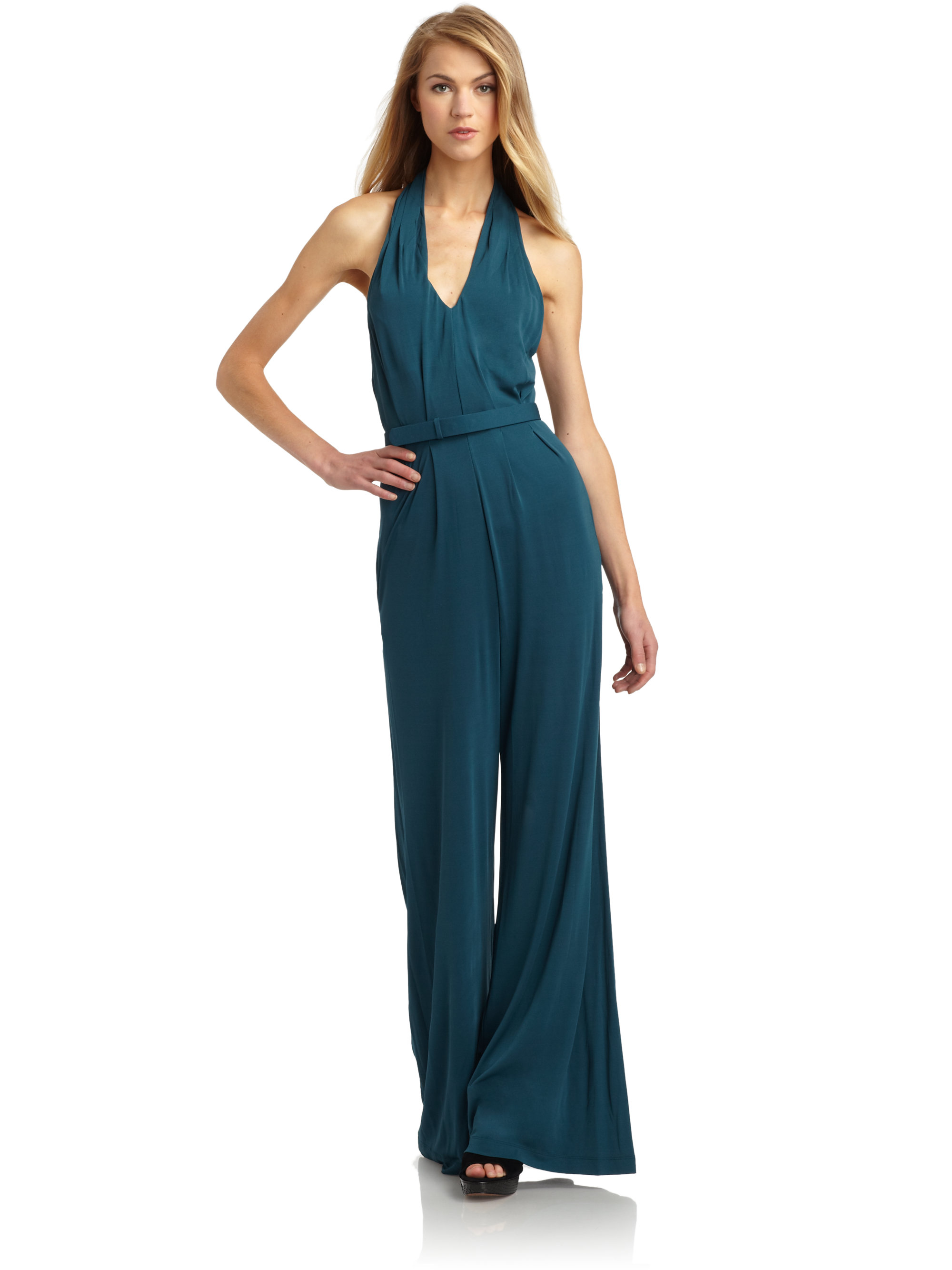 dark teal jumpsuit