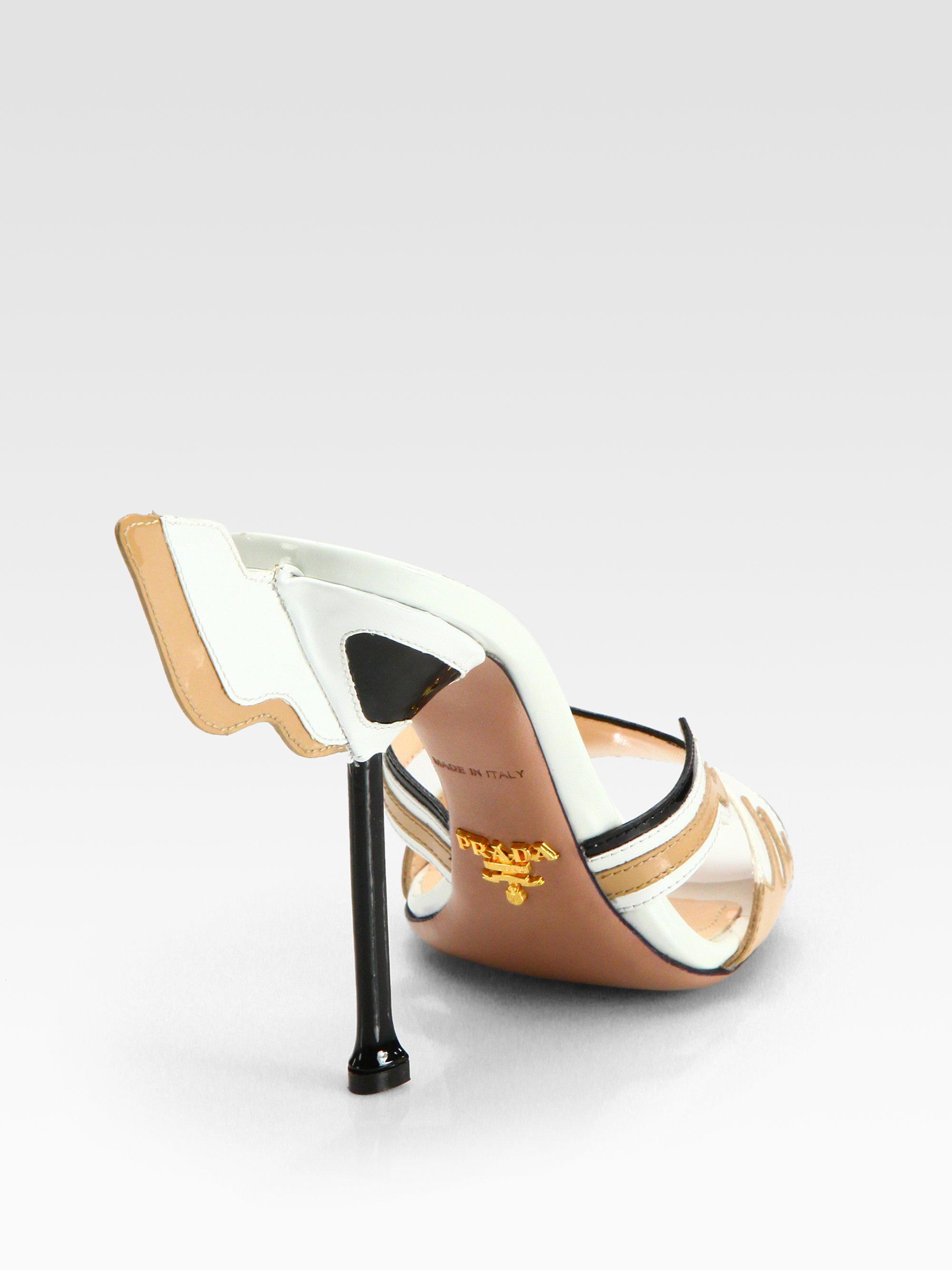 prada flame sandals