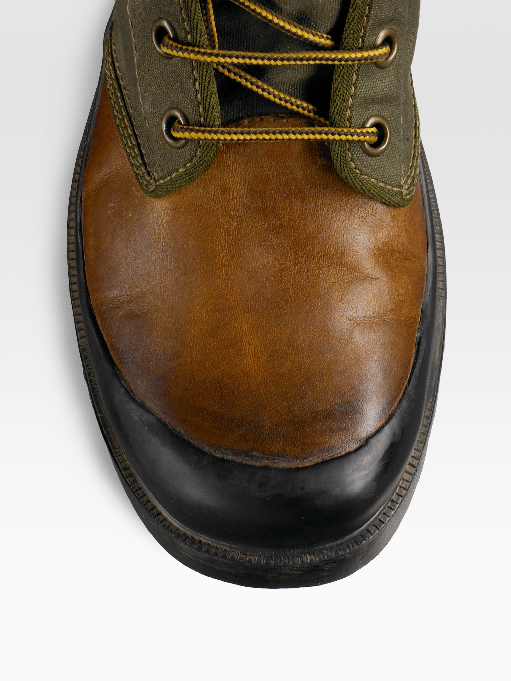 mens canvas ankle boots