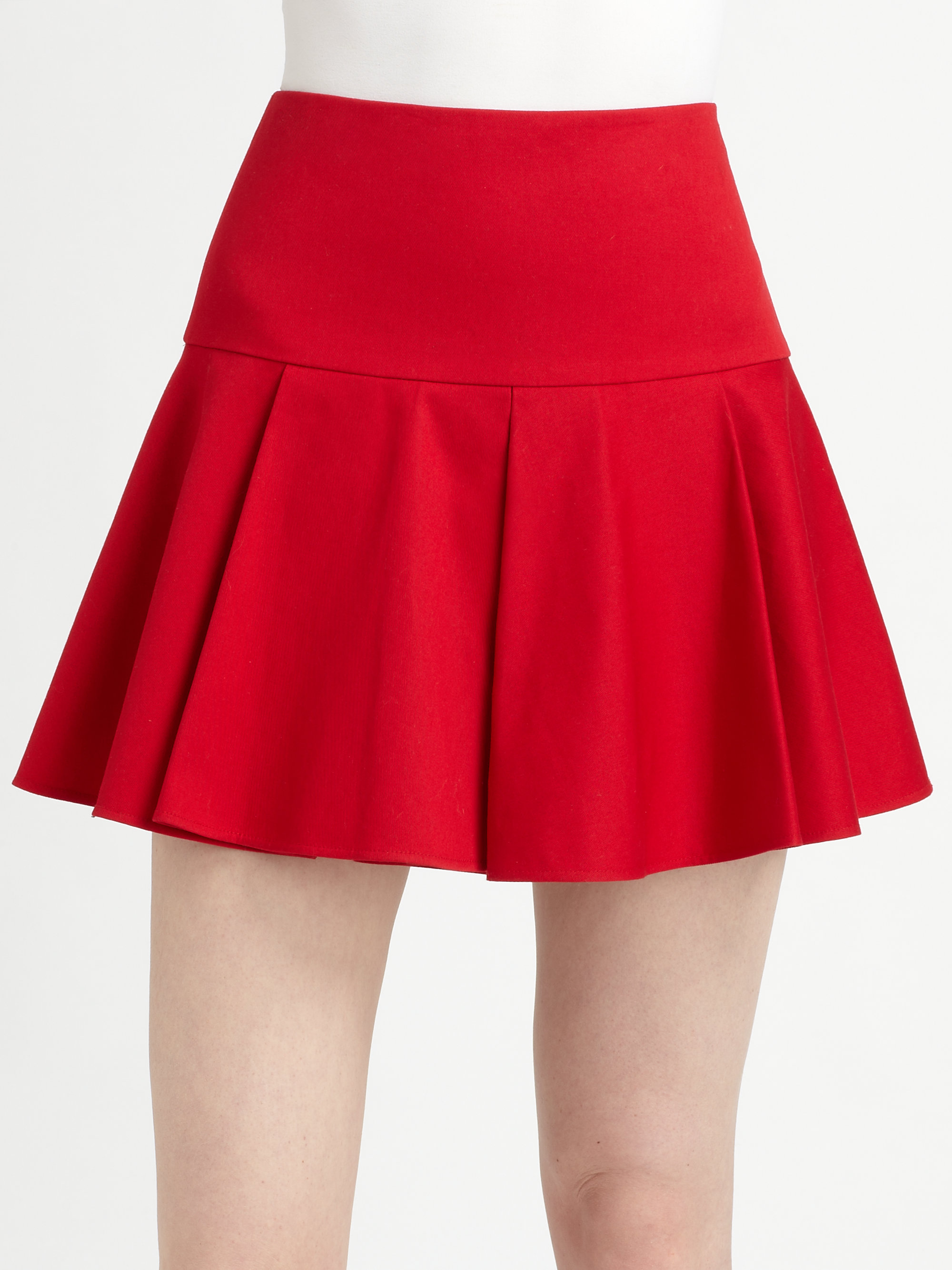 RED Valentino Mini Skirt in Red | Lyst