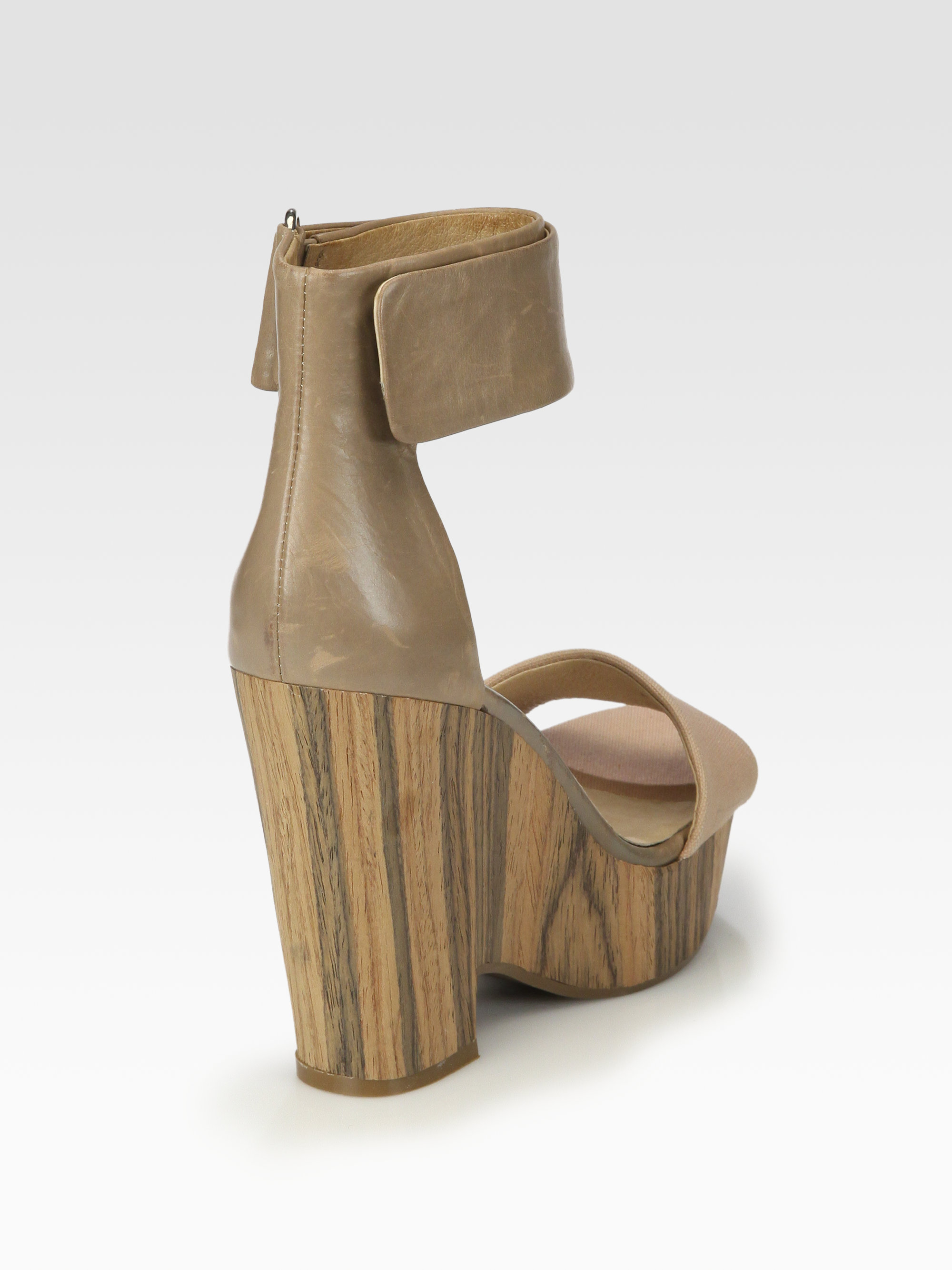 chloe canvas sandals