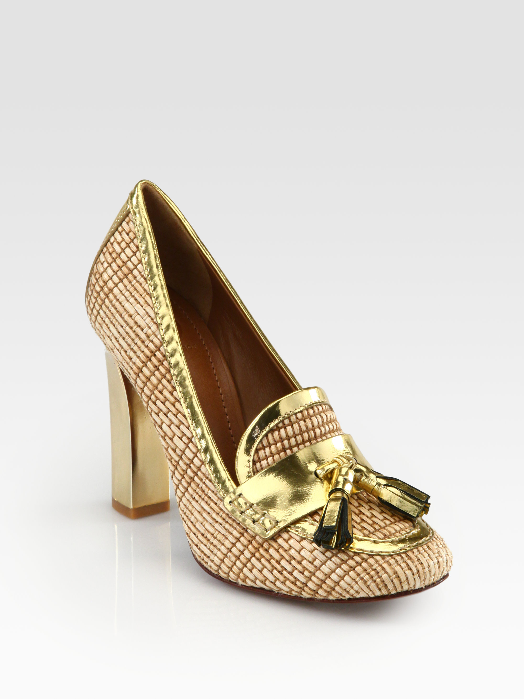 tory burch loafer pump