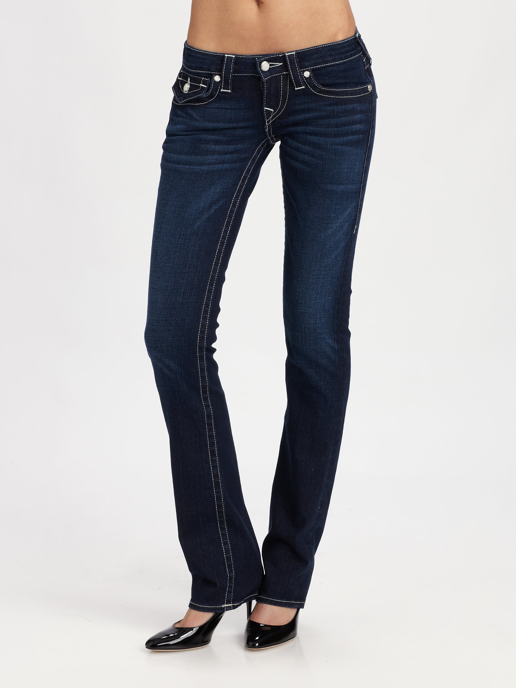 True Religion Becky Bootcut Jeans in Blue | Lyst