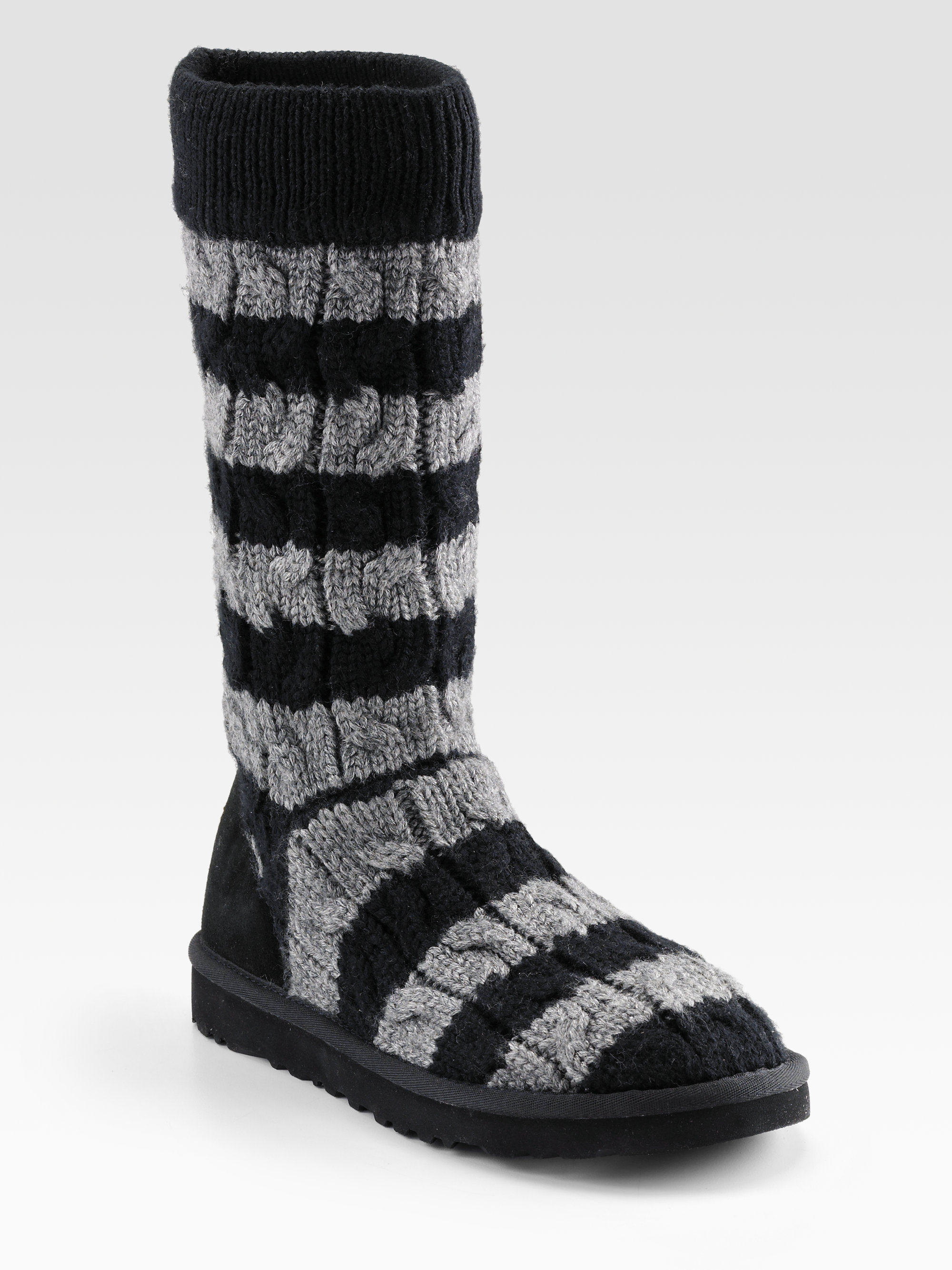 ugg cable knit boots