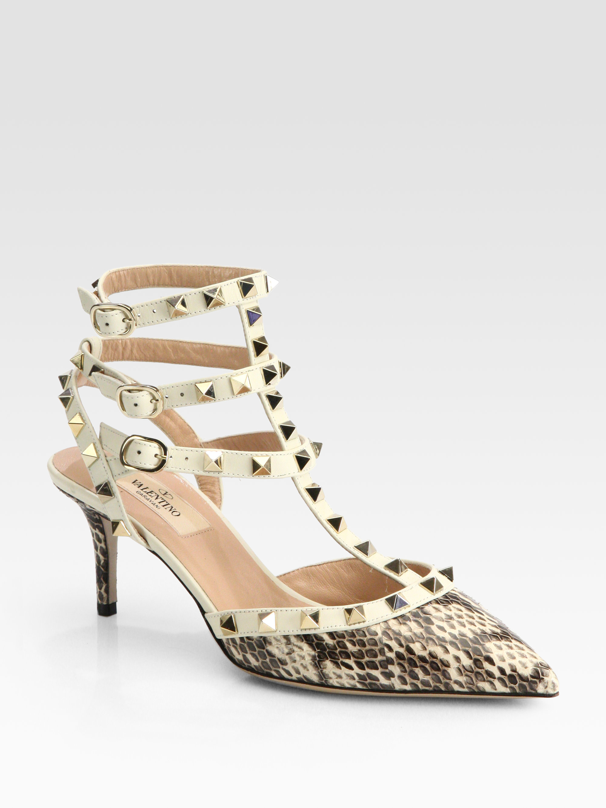 cream mules
