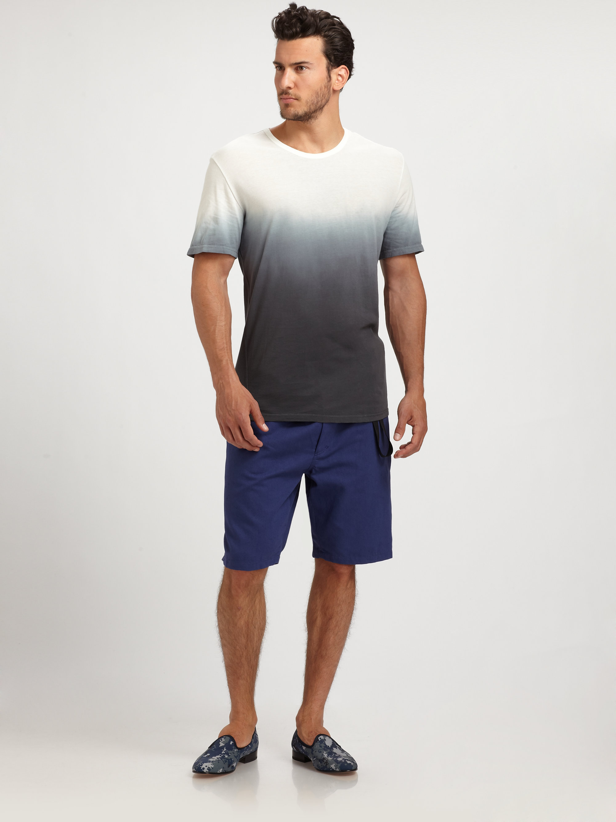 3.1 phillip lim Dip-dye Pants in White for Men | Lyst 3.1 phillip lim Dip-dye Pants in White for Men | Lyst