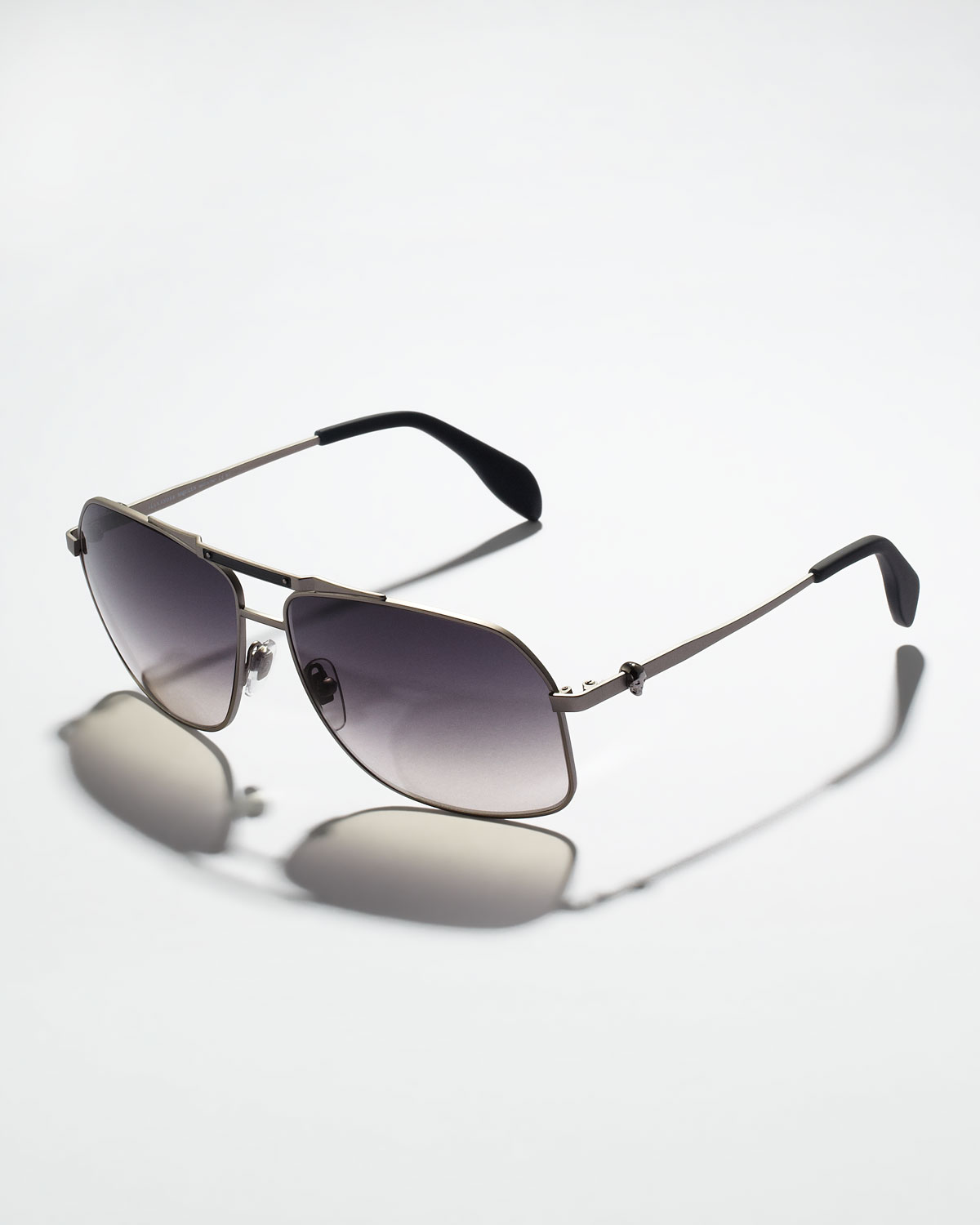 alexander mcqueen skull aviator sunglasses