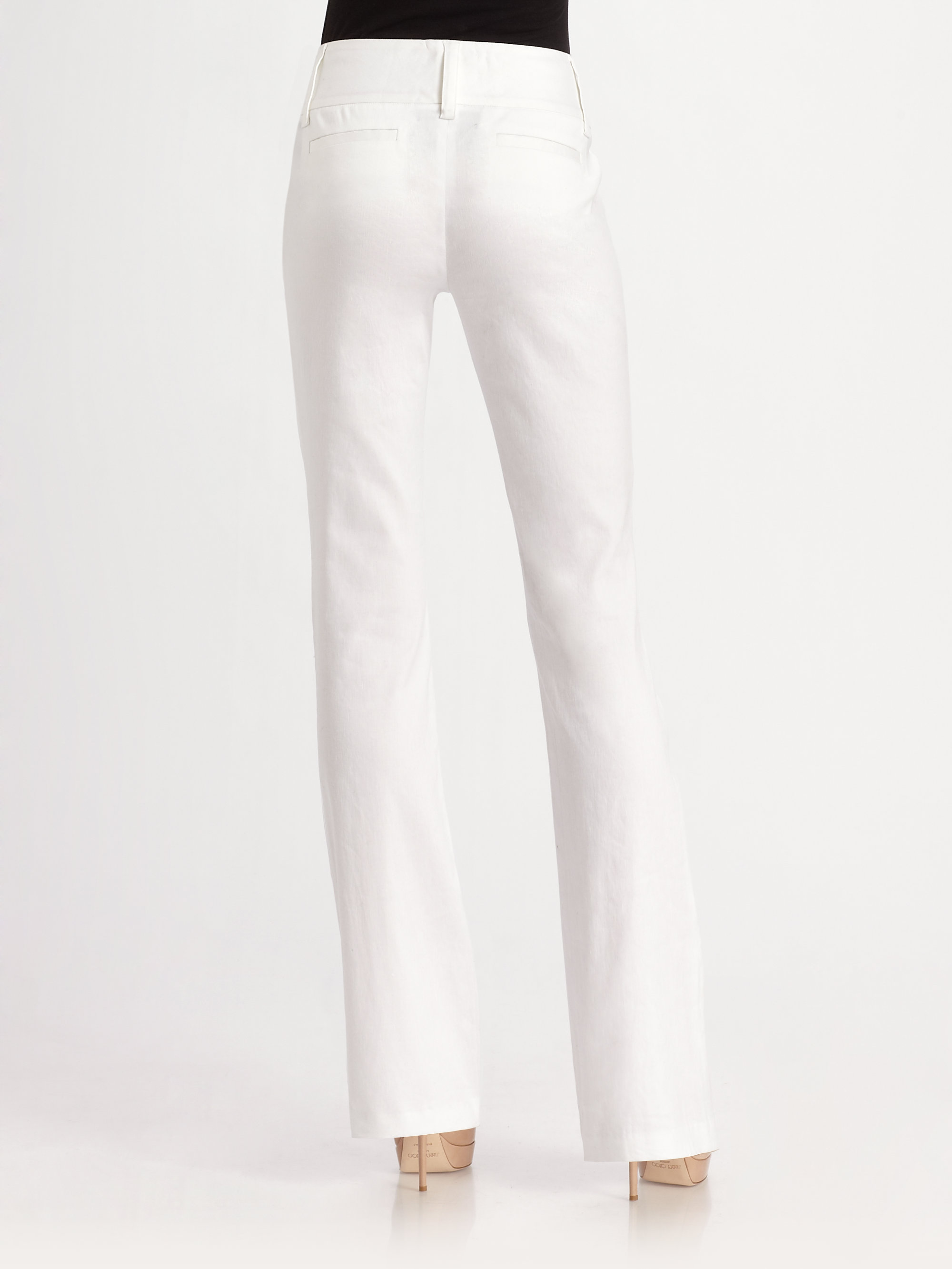 alice and olivia white pants
