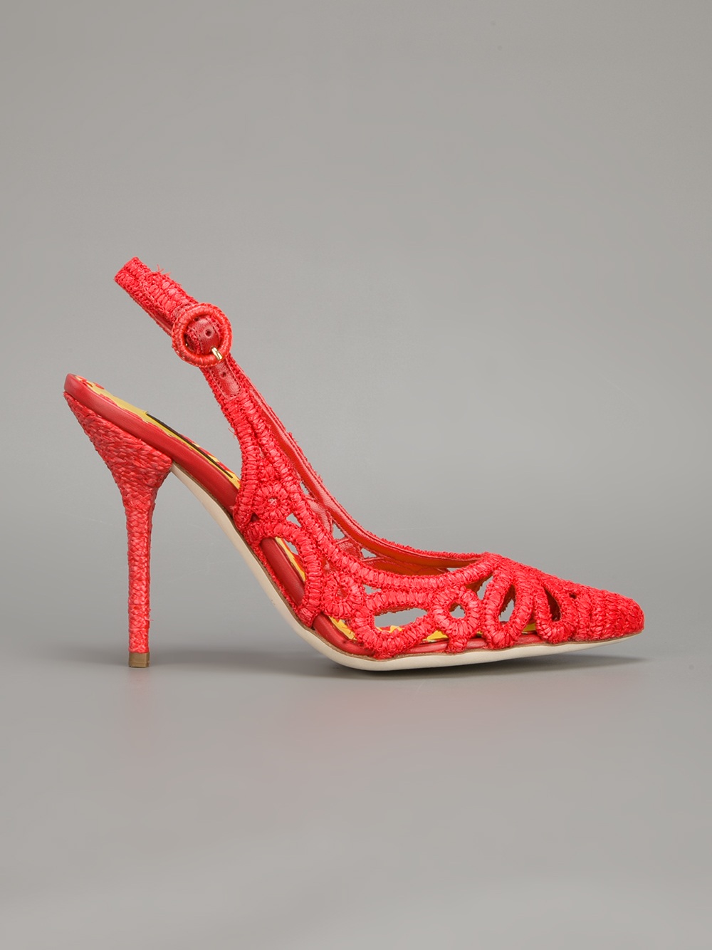 dolce and gabbana sparkly shoes red