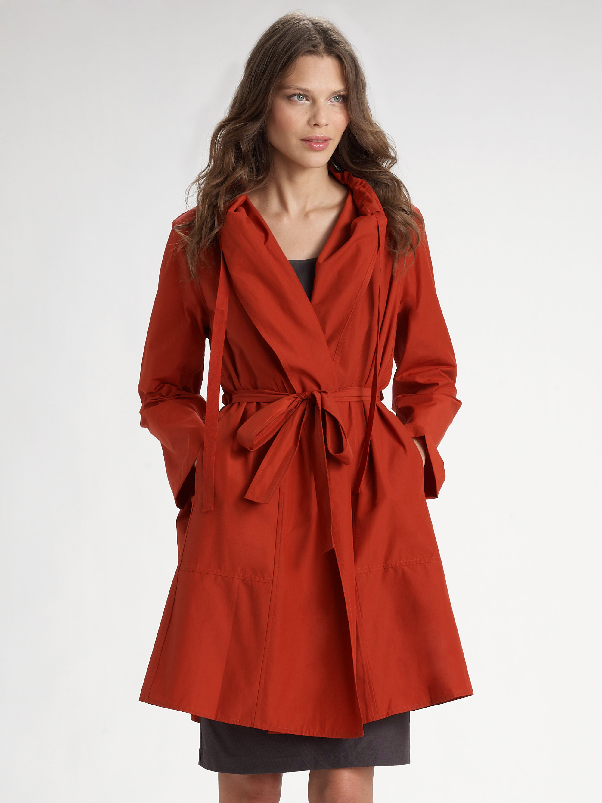 eileen fisher raincoat