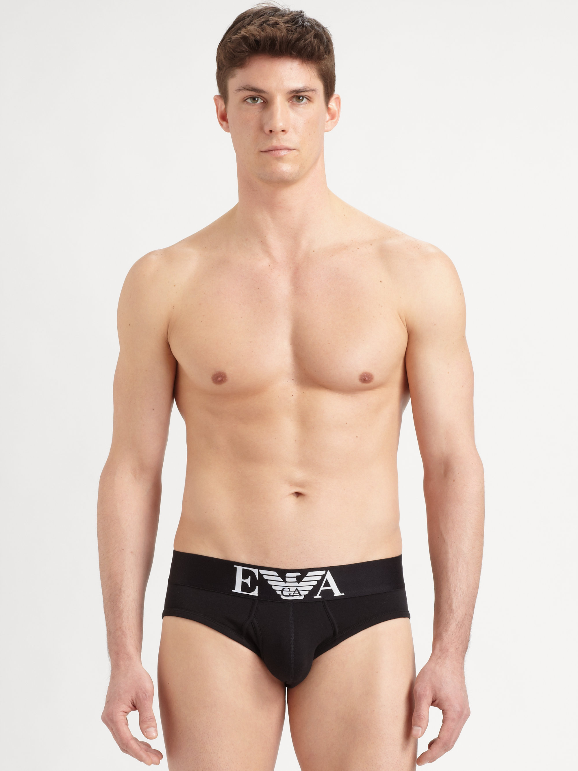 emporio armani stretch cotton brief