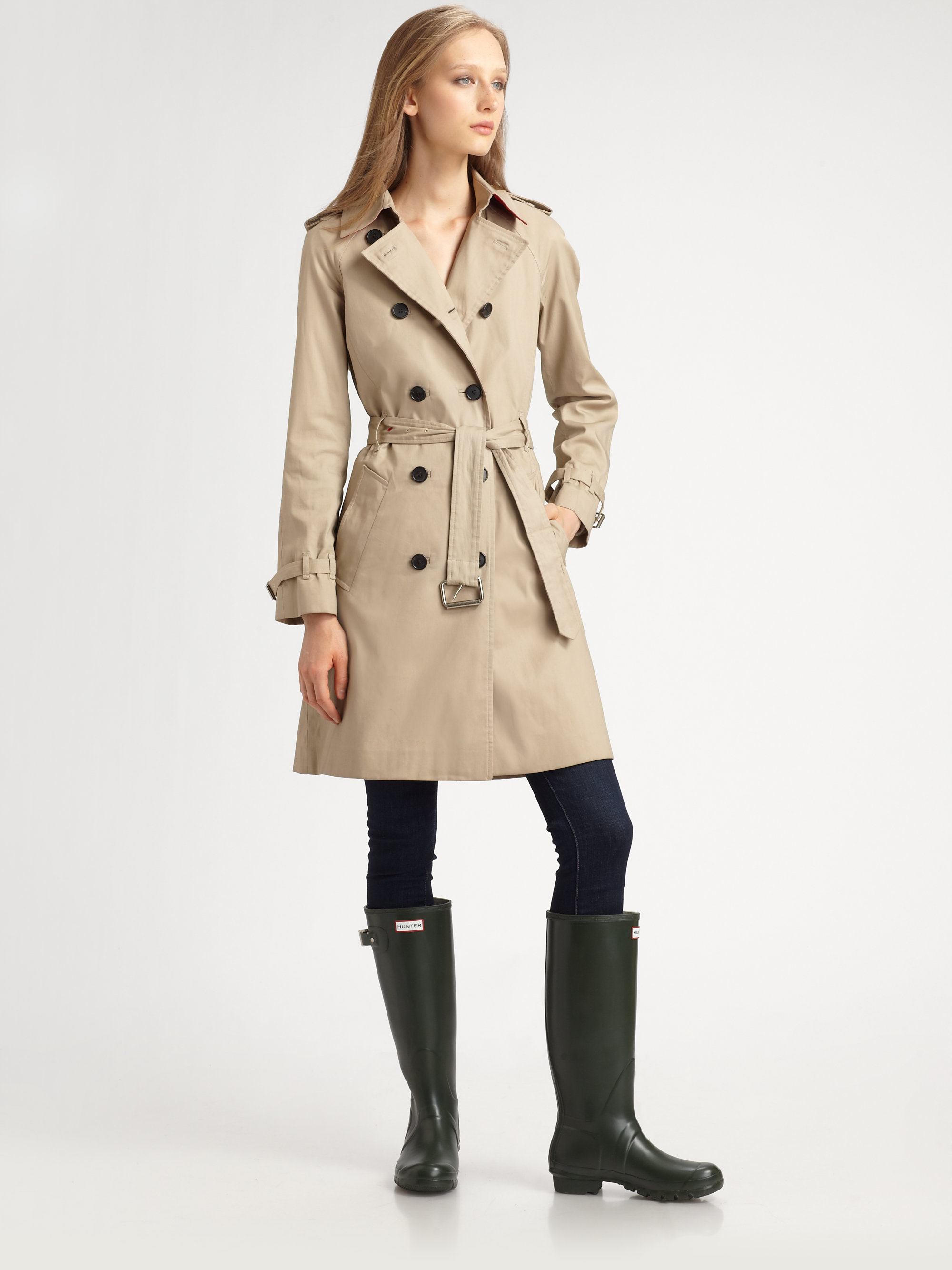 hunter boots coats
