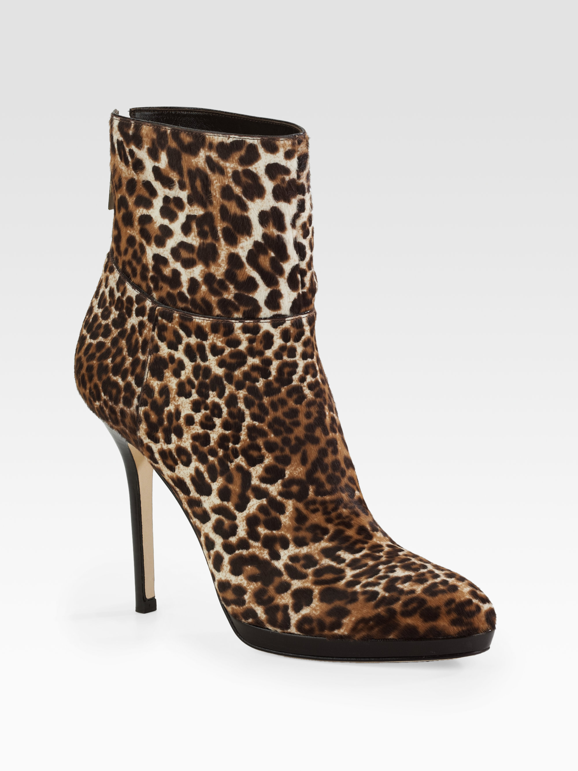 jimmy choo leopard boots cheap online