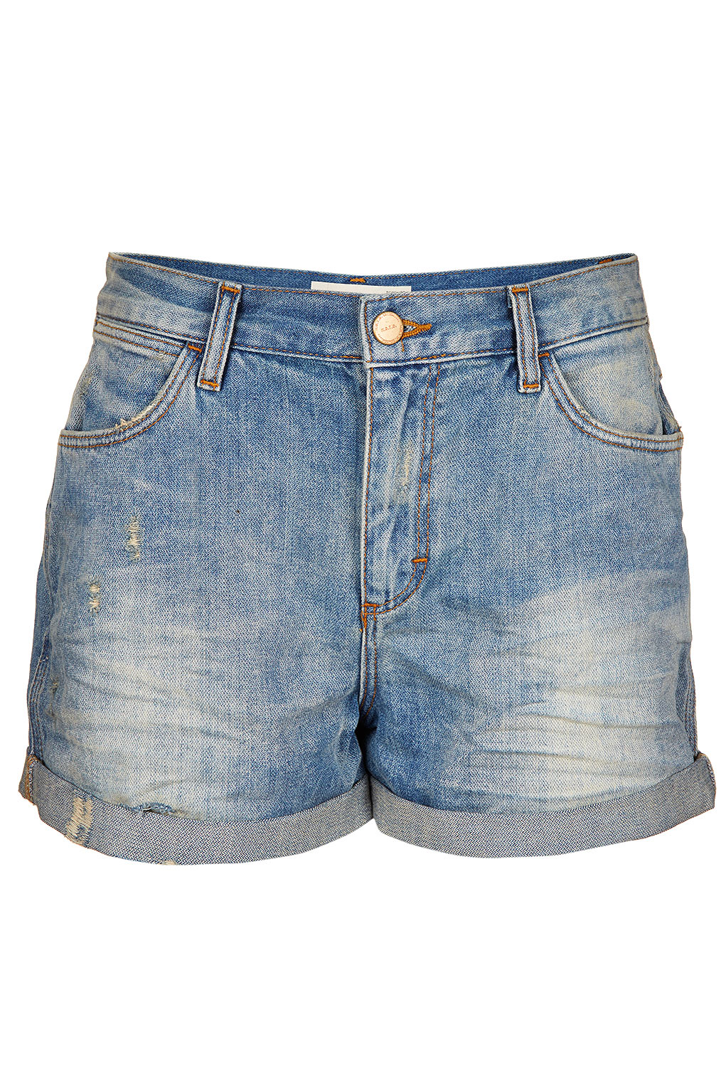 Moto Dirty Tint Boy Shorts in Blue (mid stone) | Lyst