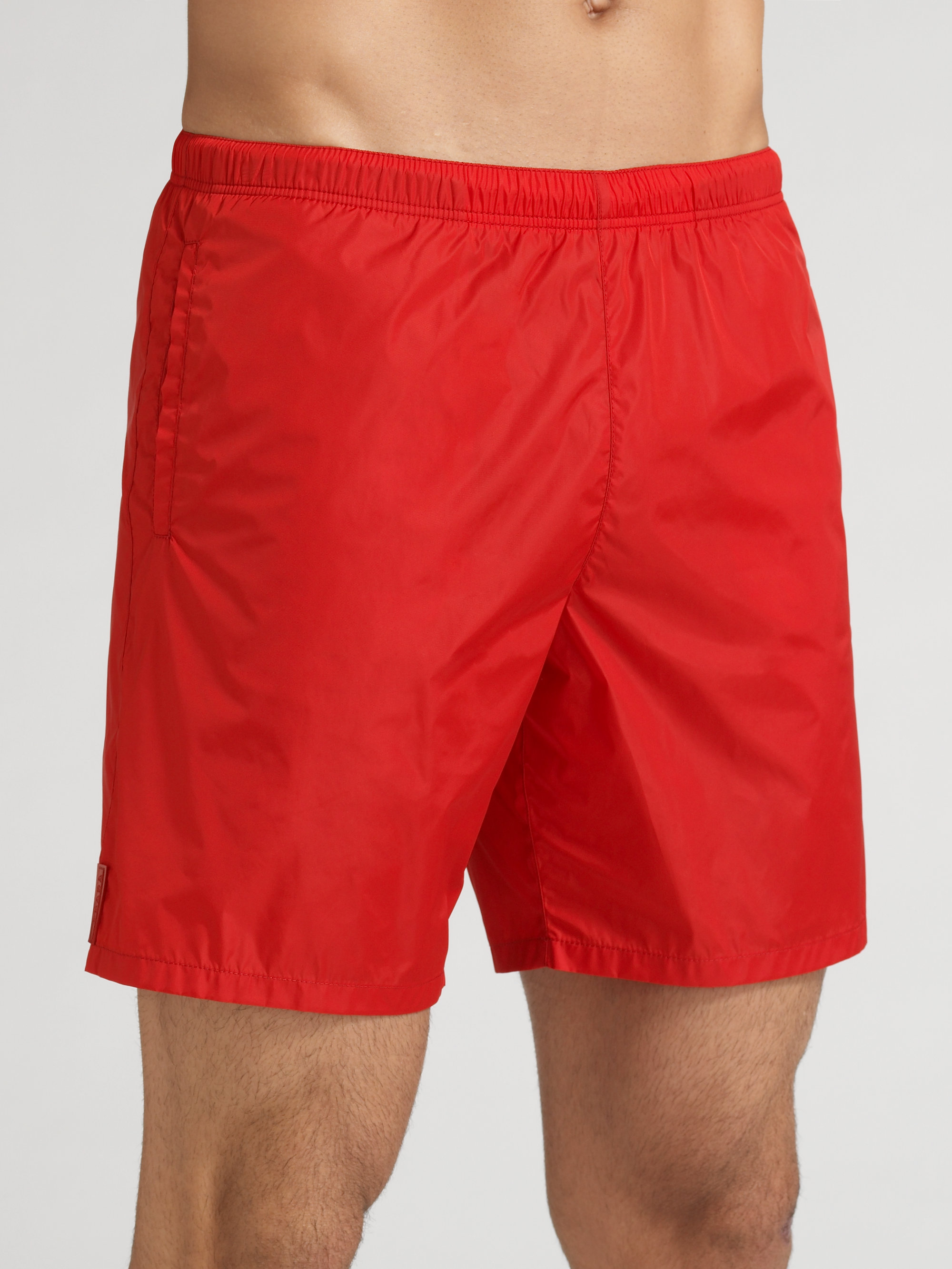 prada swim trunks